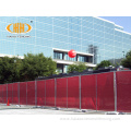 Galvanized temp chain link fence for construction site
